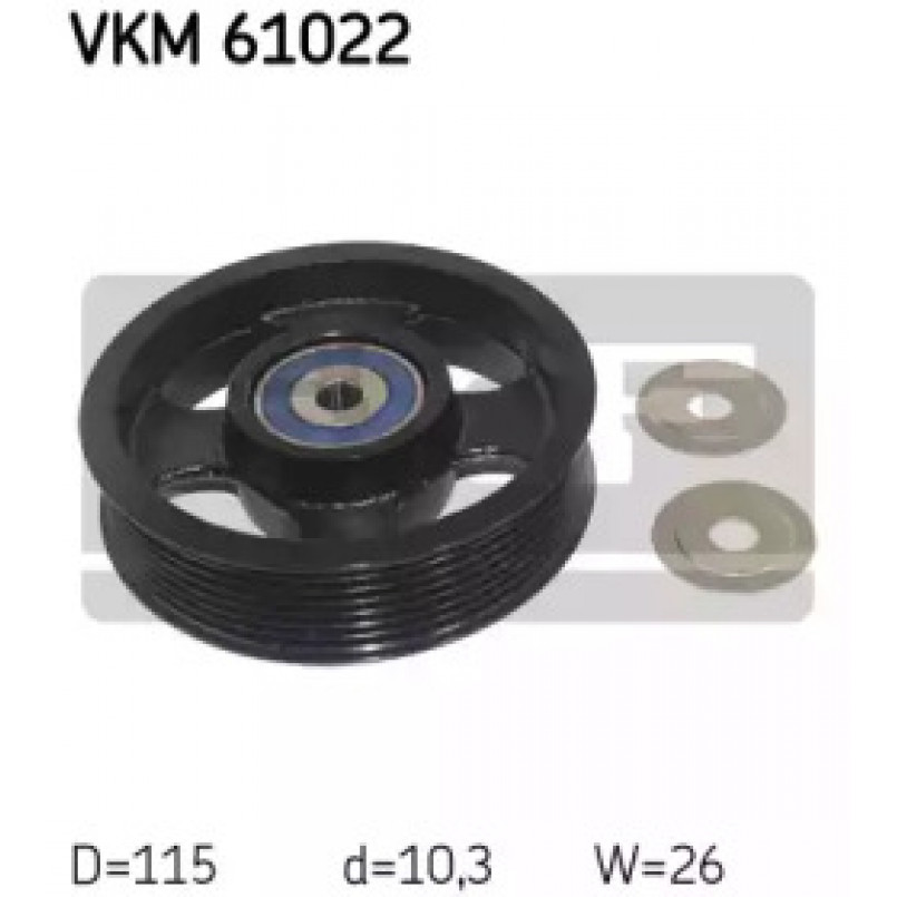 VKM 61022 SKF Ролик поліклинового ременя